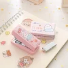 Portable and cute cartoon mini small stapler set, No. 12 student office small needle feeding stapler wholesale Specification image